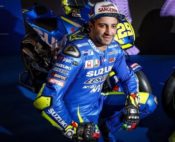 Andrea Iannone ha firmato un accordo di partnership con Acqua Sangemini per la stagione 2017 di Moto GP