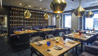 Alma Design ha arredato il ristorante Grand Cru di Mosca