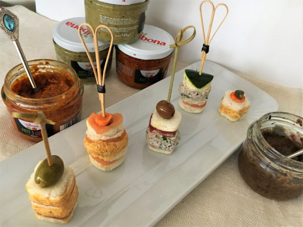 ricetta patè Valbona, canapé fantasia della scuola di cucina Atelier dei Sapori di Milano, ricetta di marca su Frigo Magazine