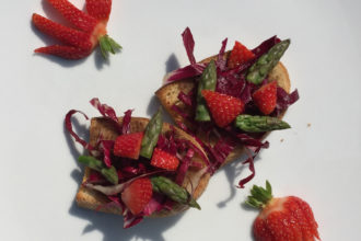 ricetta patè Valbona, bruschette primavera, scuola di cucina Tre Ville di Parma, ricetta di marca Frigo Magazine