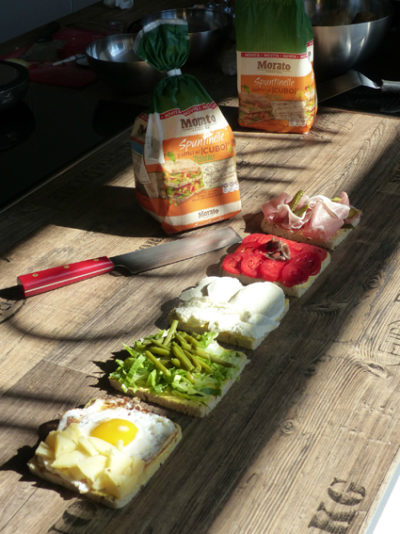 ricetta Morato Pane della scuola di cucina Cucina In di Milano, per iniziativa "A lezione di Sandwich Gourmet", ricette di marca Frigo Magazine
