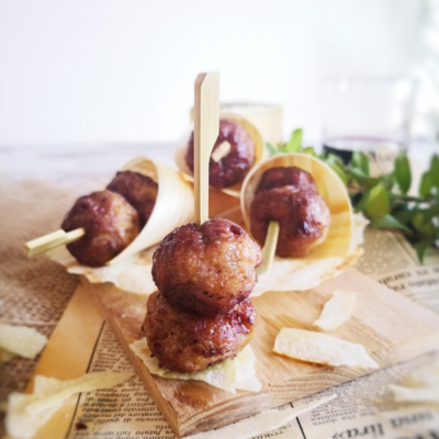 ricetta Olio Sagra, Polpette di tonno e pecorino al Cannonau