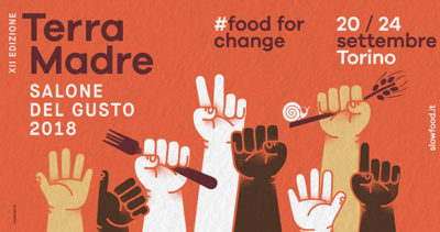 Terra Madre Salone del Gusto, dal 20 al 24 settembre a Torino, organizzato da Slow Food