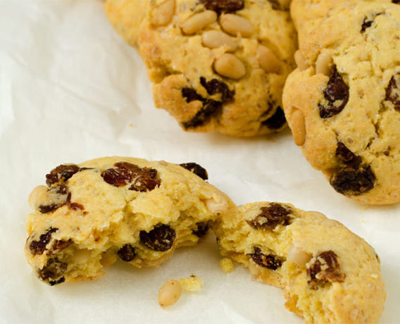 biscotti zaleti, ricetta della scuola di cucina Primi e Secondi di Piombino Dese (PD), ricette tradizione Veneto