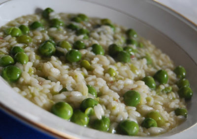 risi e bisi, ricetta della scuola di cucina Peccati di Gola di Treviso, ricetta tradizione Veneto