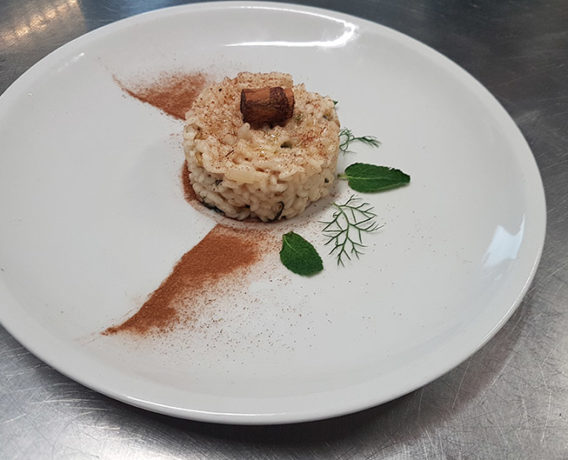 ricetta La Pila, risotto three-flavours, ricetta di Accademia Italiana Chef, iniziativa #alezionedirisoclassico
