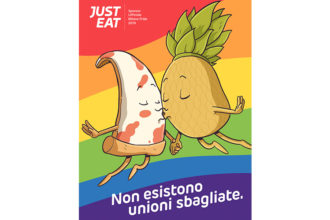 Just Amore,campagna Just Eat per Pride 2019 a Milano