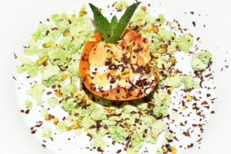 pesca e gorgonzola, ricetta dello chef Gianpiero Cravero, ricetta di marca